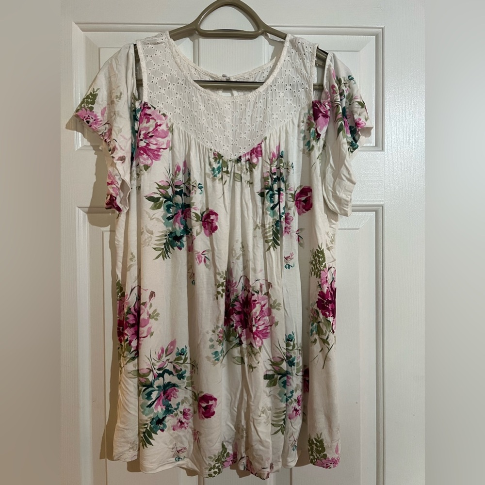 Torrid Floral Off Shoulder Top